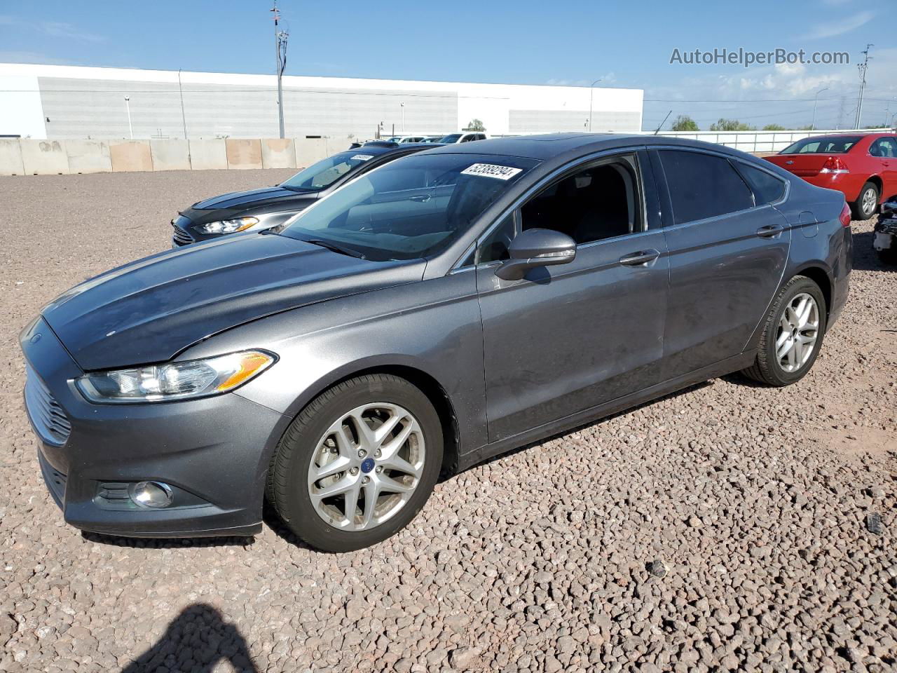 2013 Ford Fusion Se Gray vin: 3FA6P0HR1DR236225