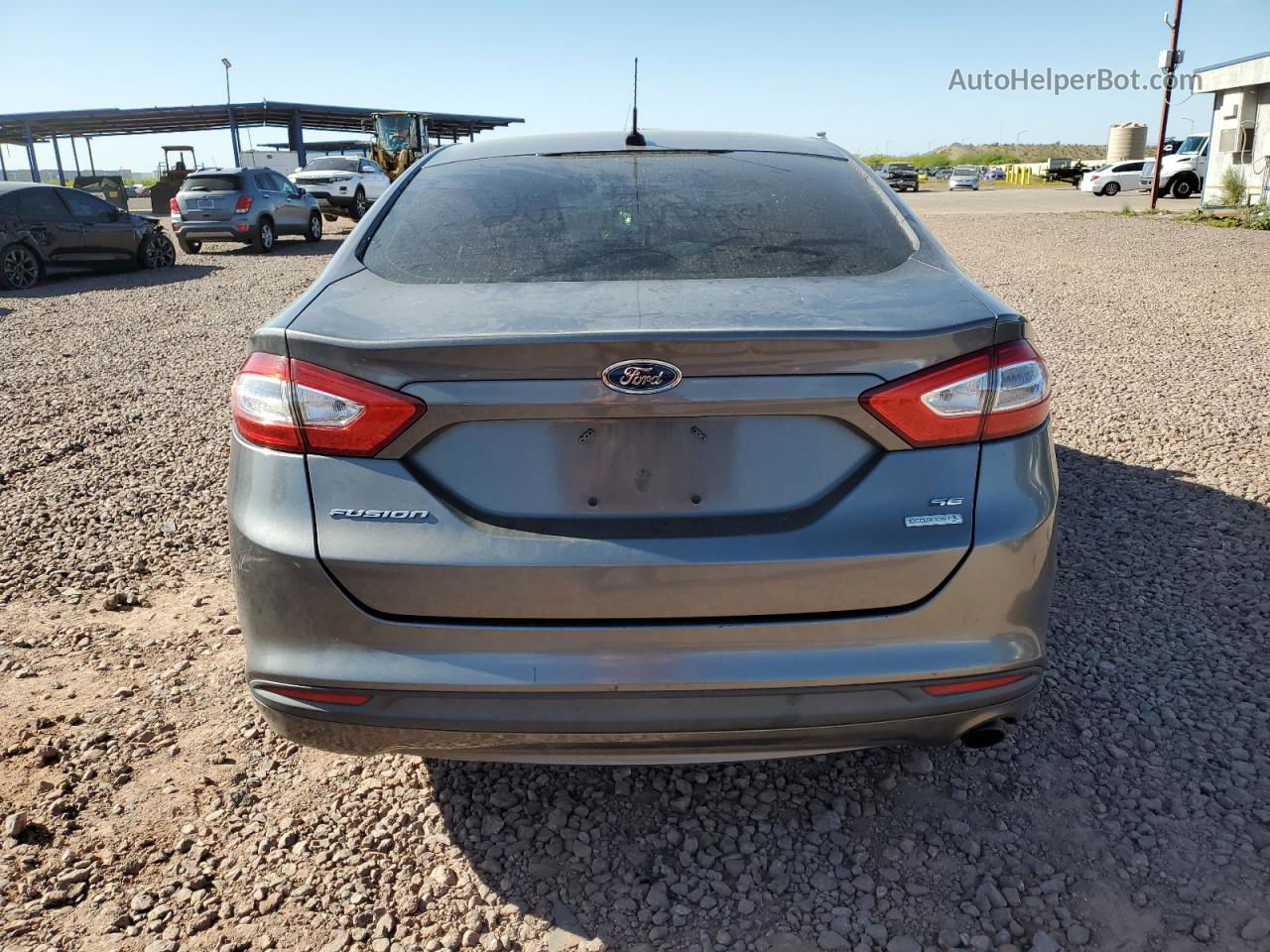 2013 Ford Fusion Se Gray vin: 3FA6P0HR1DR236225