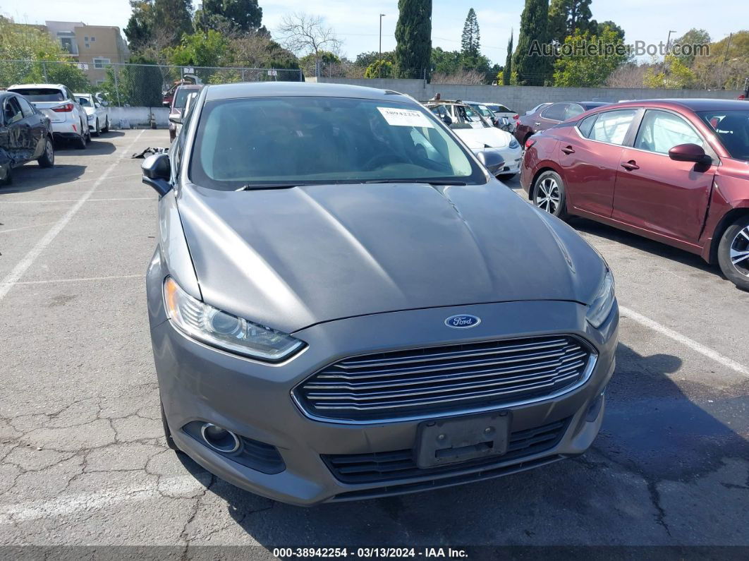 2013 Ford Fusion Se Gray vin: 3FA6P0HR2DR108592