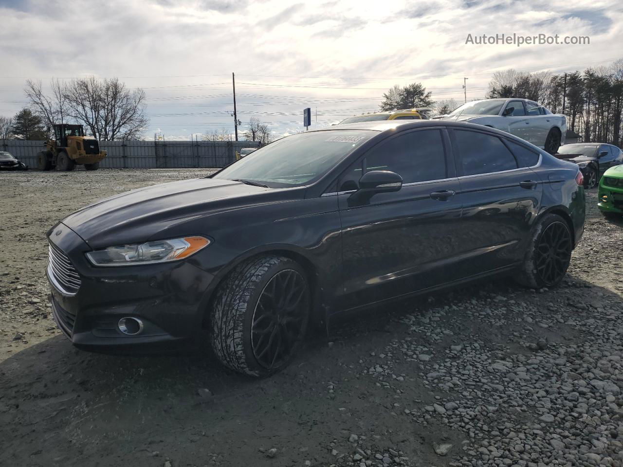 2013 Ford Fusion Se Черный vin: 3FA6P0HR2DR130155