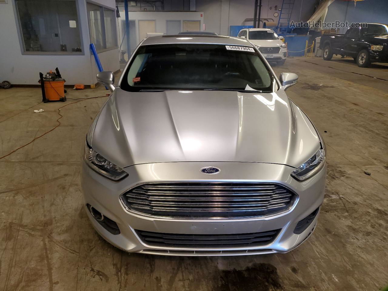 2013 Ford Fusion Se Silver vin: 3FA6P0HR2DR191148