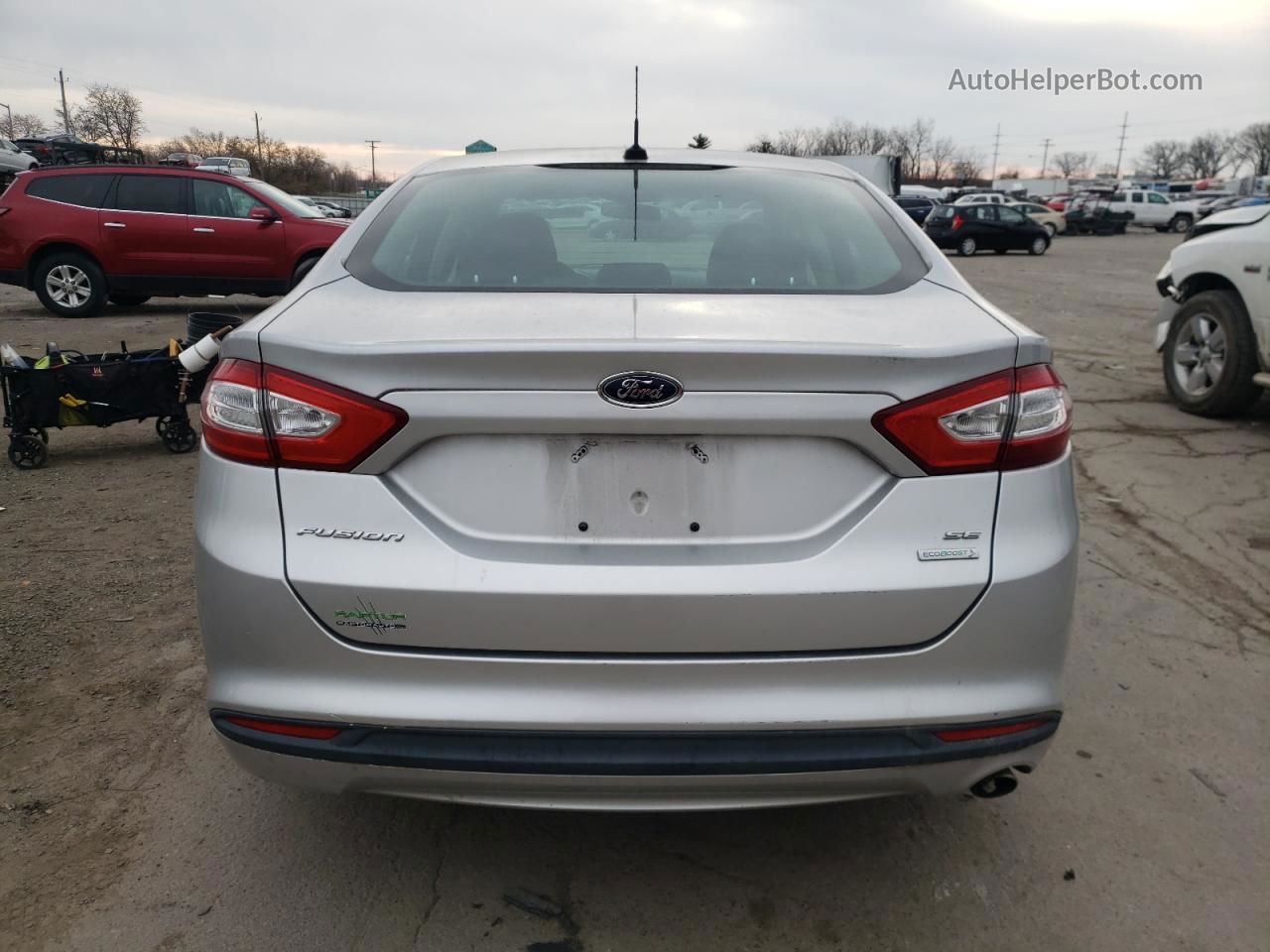 2013 Ford Fusion Se Серебряный vin: 3FA6P0HR2DR304614