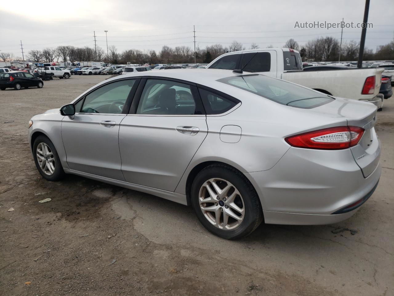 2013 Ford Fusion Se Silver vin: 3FA6P0HR2DR304614