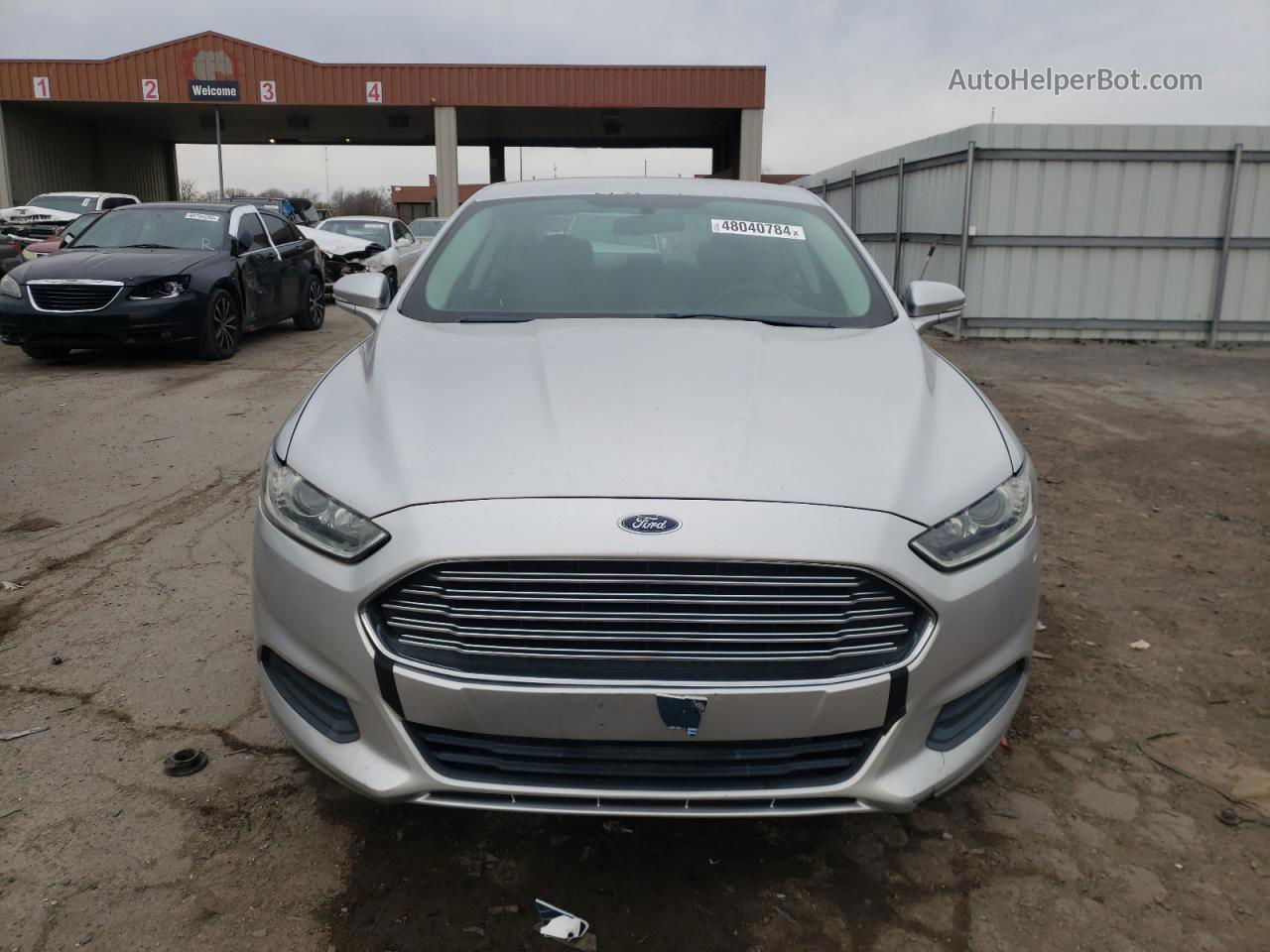 2013 Ford Fusion Se Silver vin: 3FA6P0HR2DR304614