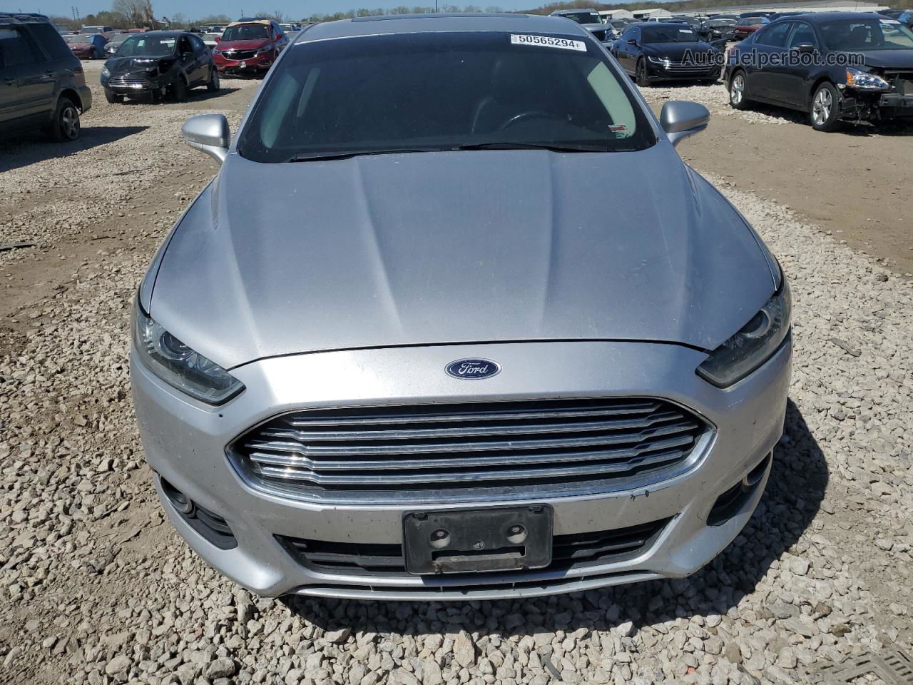 2013 Ford Fusion Se Серебряный vin: 3FA6P0HR2DR309490