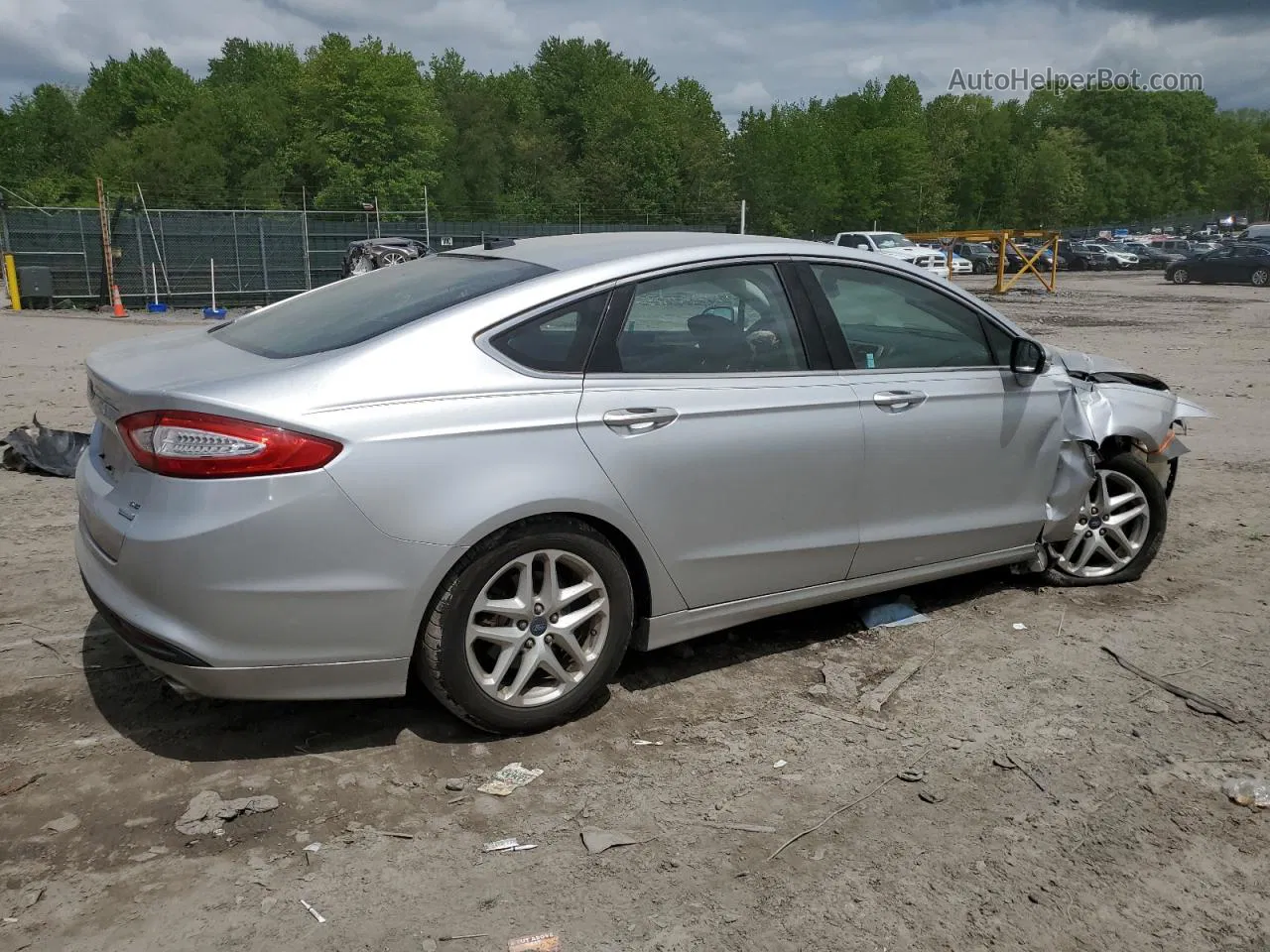 2013 Ford Fusion Se Gray vin: 3FA6P0HR2DR363825