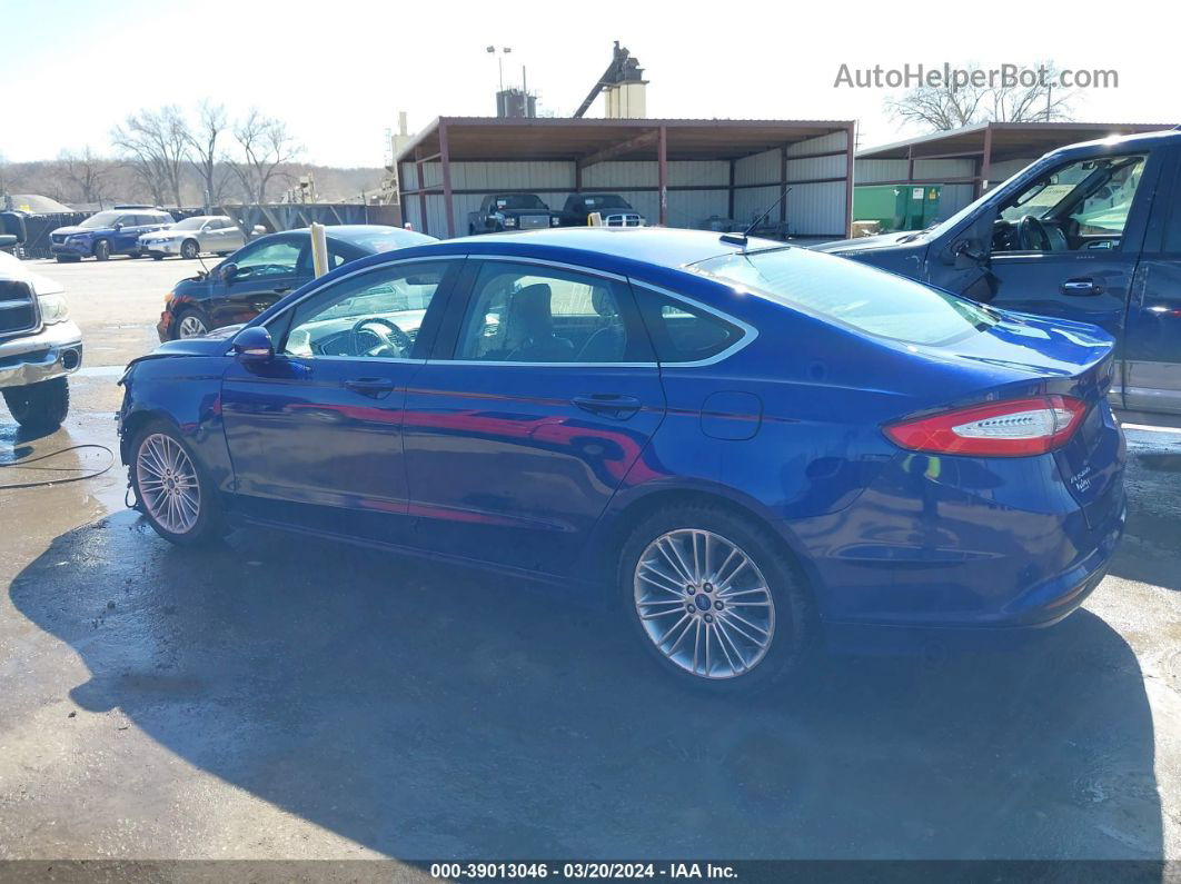 2013 Ford Fusion Se Blue vin: 3FA6P0HR3DR111324