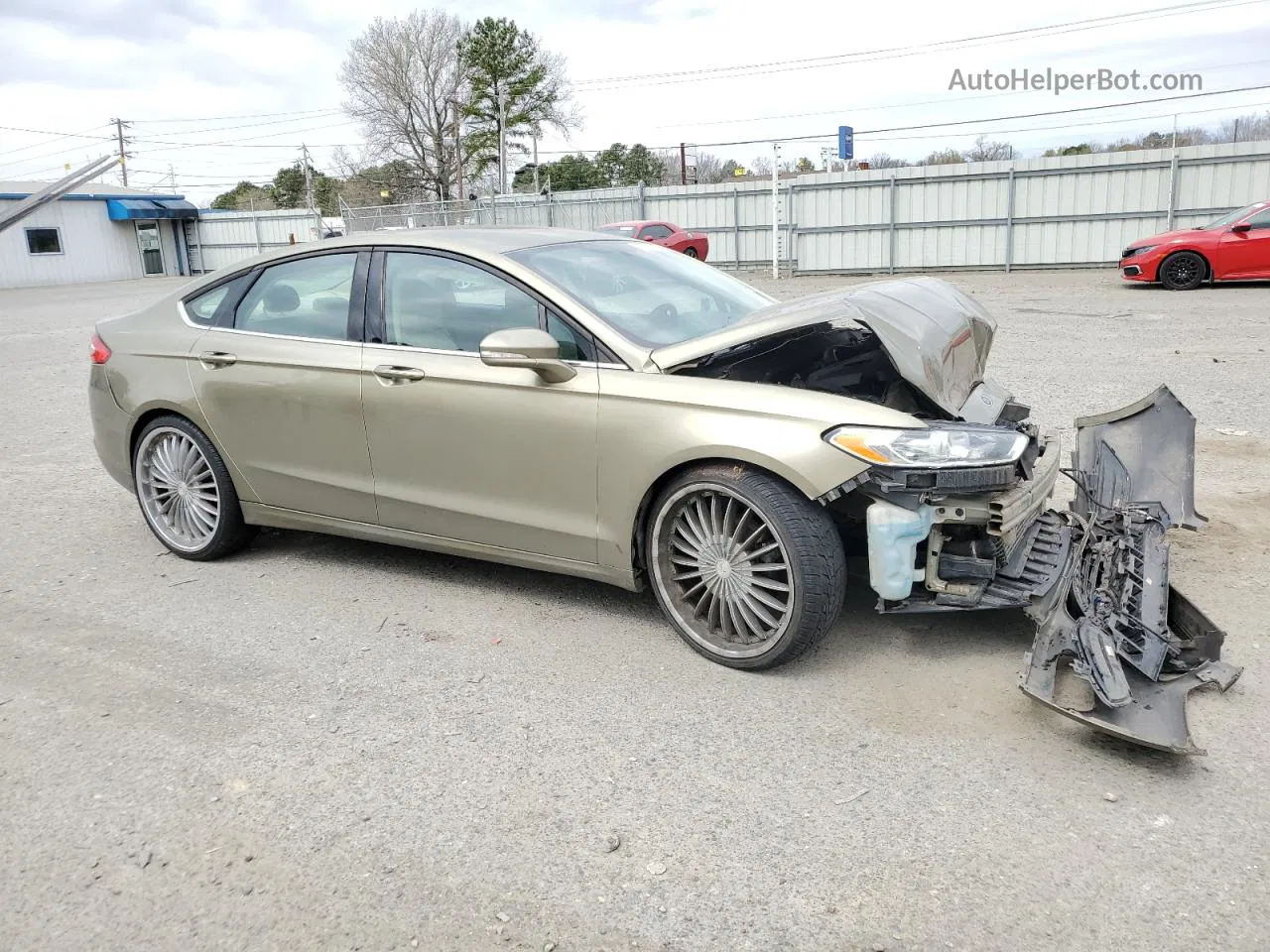 2013 Ford Fusion Se Золотой vin: 3FA6P0HR3DR121027