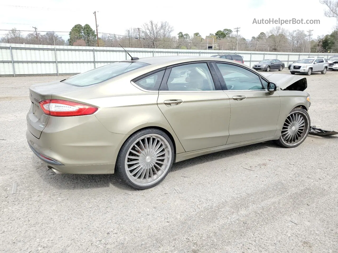 2013 Ford Fusion Se Gold vin: 3FA6P0HR3DR121027