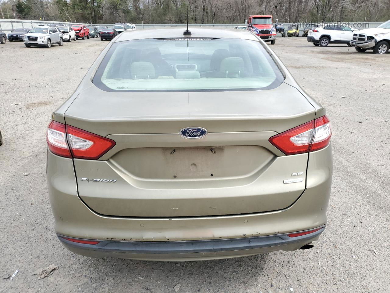 2013 Ford Fusion Se Золотой vin: 3FA6P0HR3DR121027