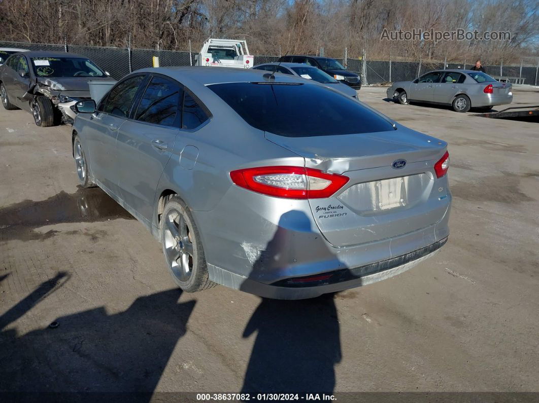 2013 Ford Fusion Se Silver vin: 3FA6P0HR3DR125269