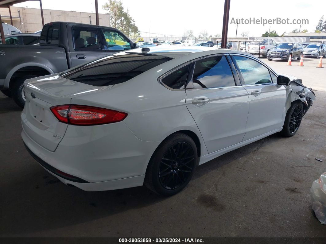 2013 Ford Fusion Se Белый vin: 3FA6P0HR3DR126146