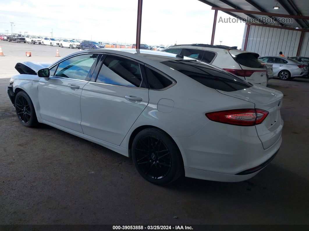 2013 Ford Fusion Se Белый vin: 3FA6P0HR3DR126146