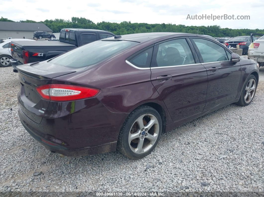 2013 Ford Fusion Se Фиолетовый vin: 3FA6P0HR3DR200116