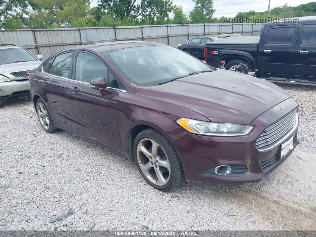 2013 Ford Fusion Se Фиолетовый vin: 3FA6P0HR3DR200116