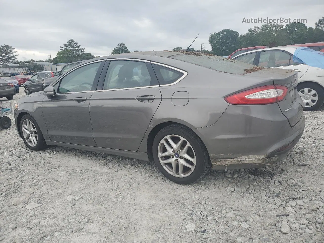 2013 Ford Fusion Se Gray vin: 3FA6P0HR3DR261983