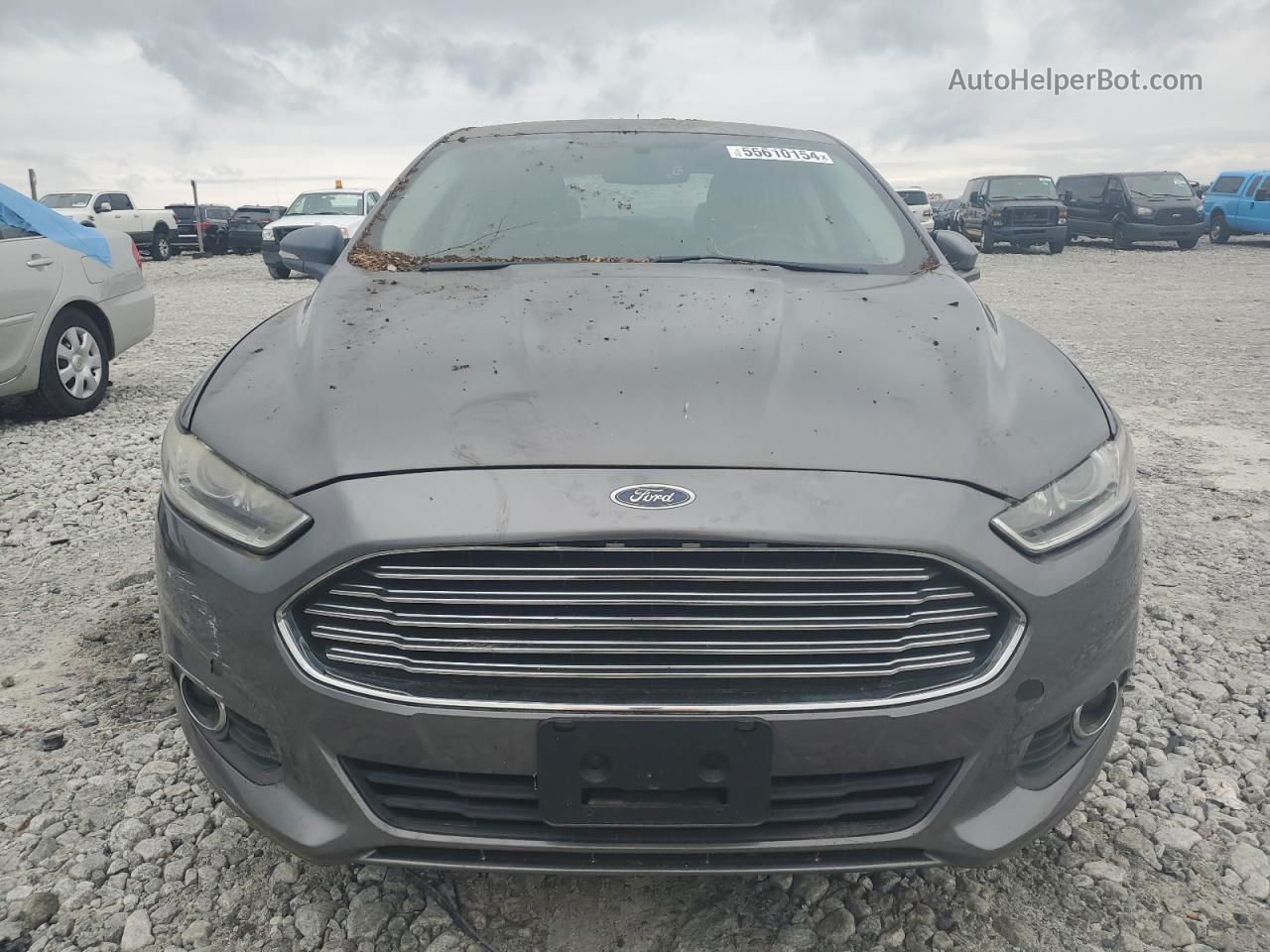 2013 Ford Fusion Se Gray vin: 3FA6P0HR3DR261983