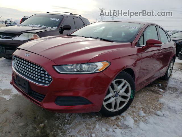 2013 Ford Fusion Se Red vin: 3FA6P0HR3DR272711