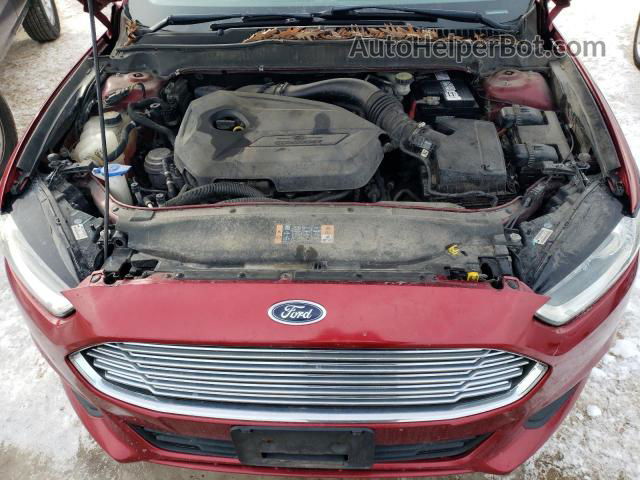 2013 Ford Fusion Se Red vin: 3FA6P0HR3DR272711