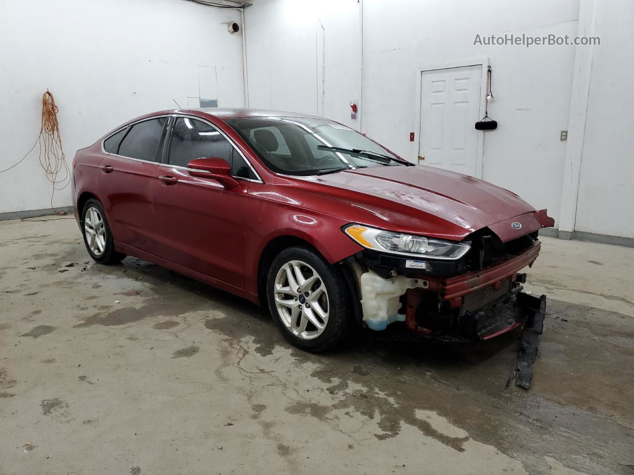 2013 Ford Fusion Se Red vin: 3FA6P0HR3DR377359