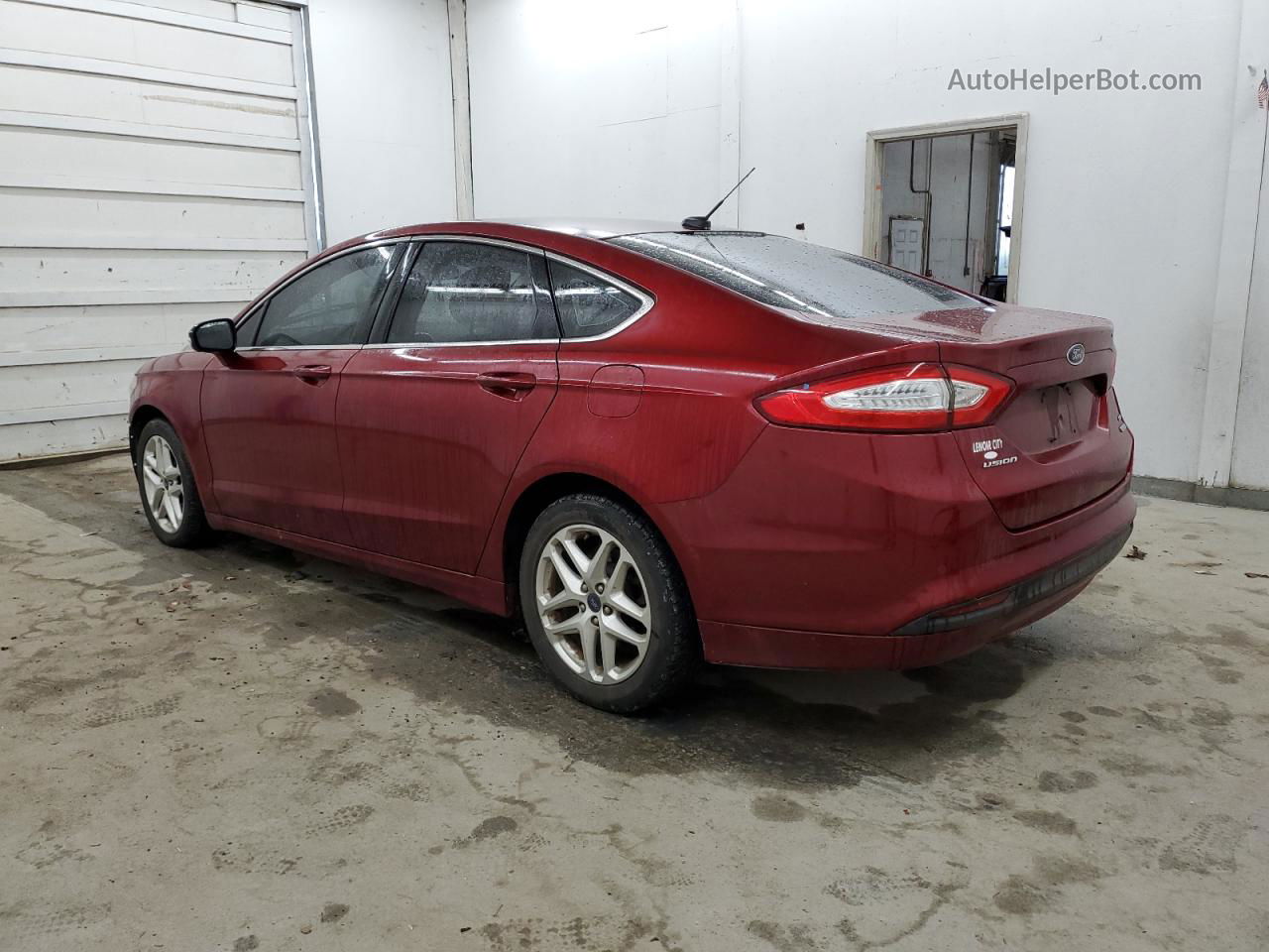 2013 Ford Fusion Se Red vin: 3FA6P0HR3DR377359