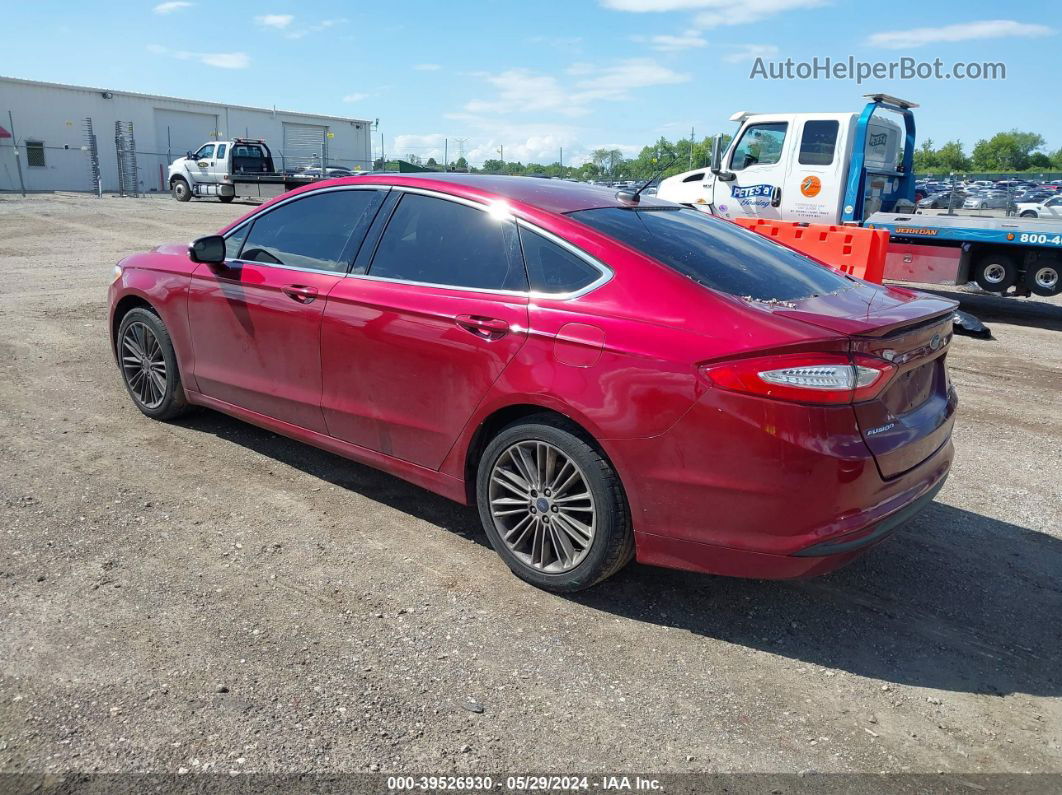 2013 Ford Fusion Se Красный vin: 3FA6P0HR4DR286178