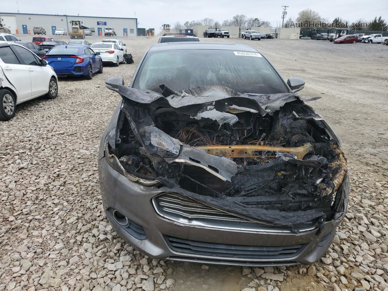 2013 Ford Fusion Se Charcoal vin: 3FA6P0HR4DR302007