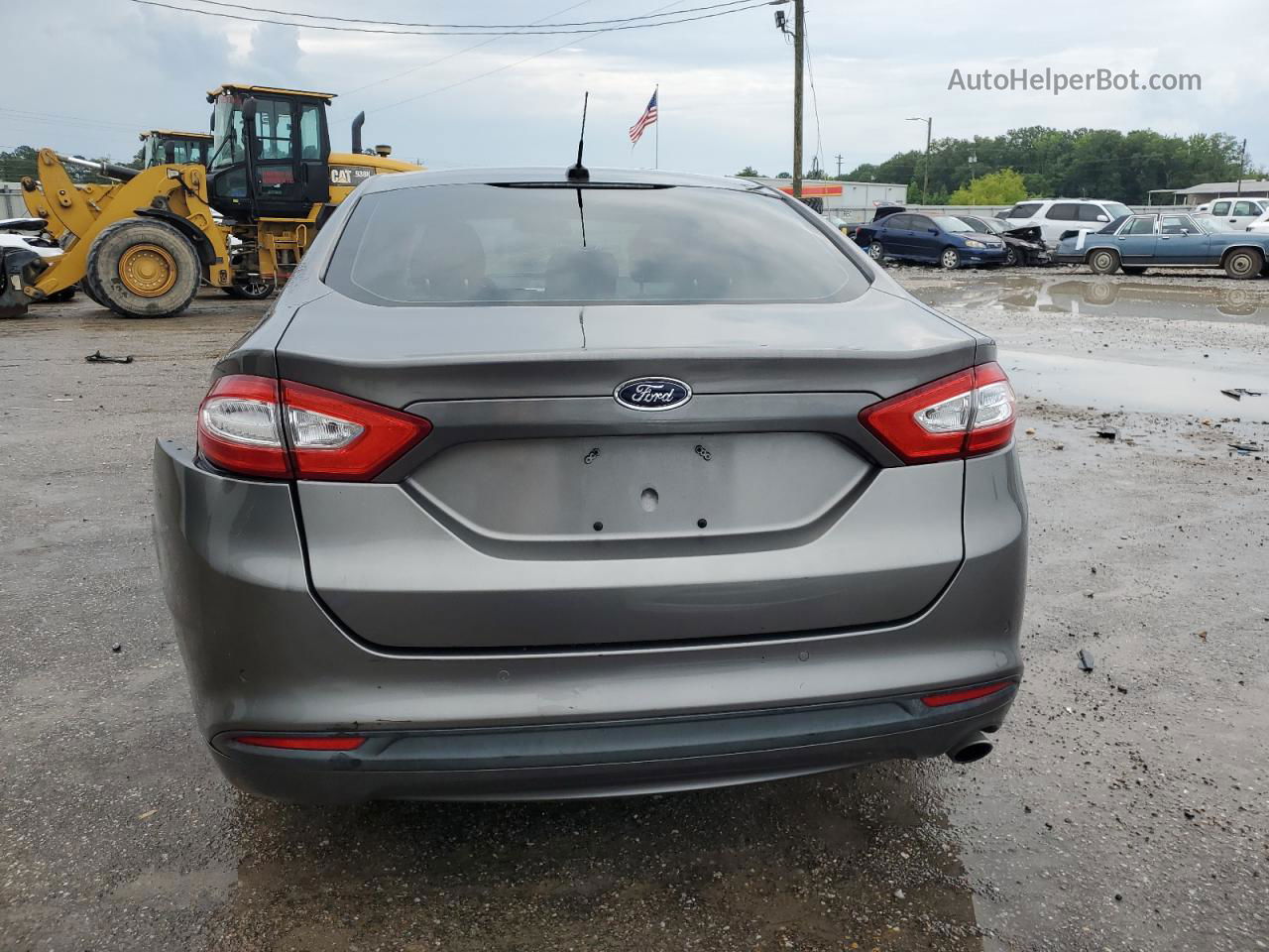 2013 Ford Fusion Se Gray vin: 3FA6P0HR5DR121076