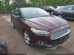 2013 Ford Fusion Se Burgundy vin: 3FA6P0HR5DR124155