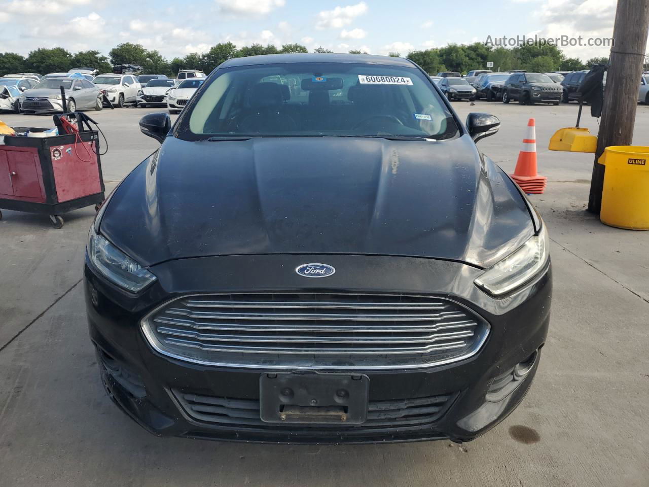 2013 Ford Fusion Se Black vin: 3FA6P0HR5DR156314