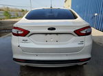 2013 Ford Fusion Se White vin: 3FA6P0HR5DR219119