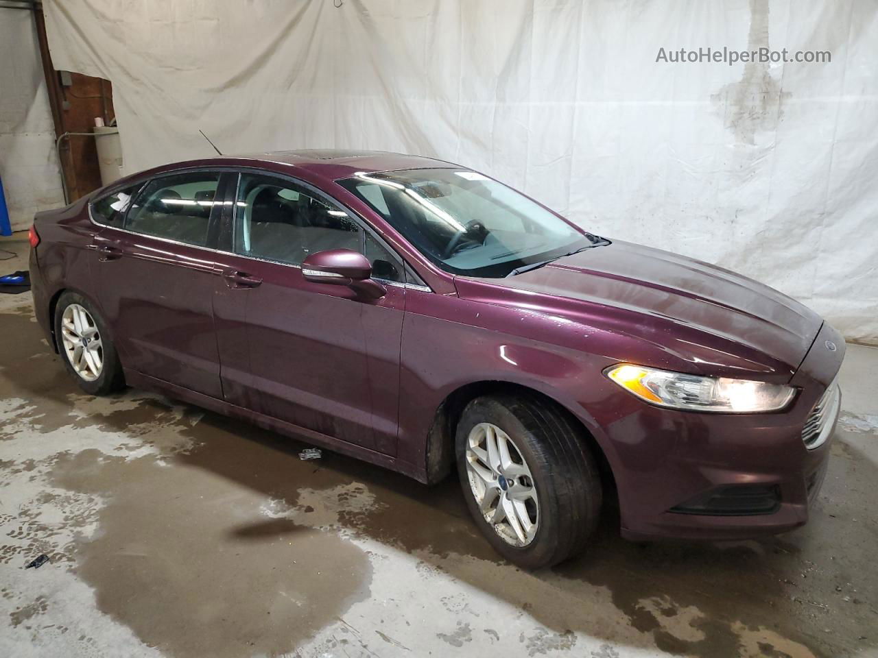 2013 Ford Fusion Se Темно-бордовый vin: 3FA6P0HR6DR106702