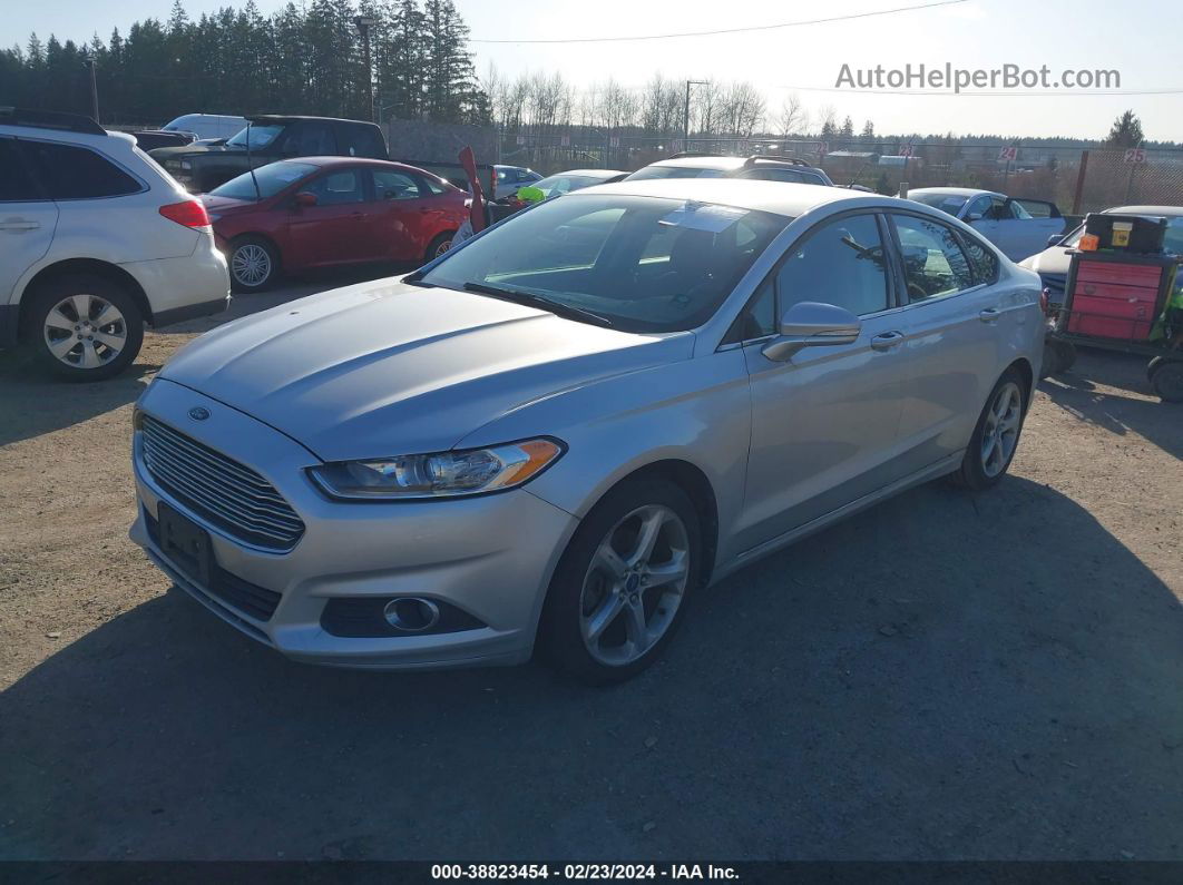 2013 Ford Fusion Se Silver vin: 3FA6P0HR6DR143135