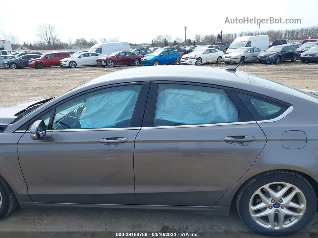 2013 Ford Fusion Se Silver vin: 3FA6P0HR6DR168889