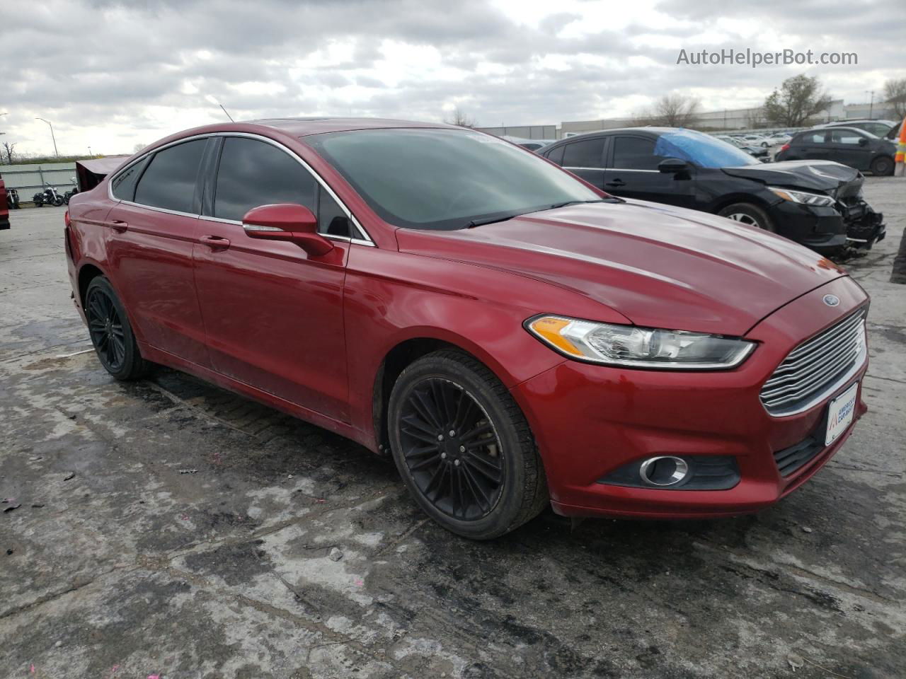 2013 Ford Fusion Se Red vin: 3FA6P0HR6DR260312