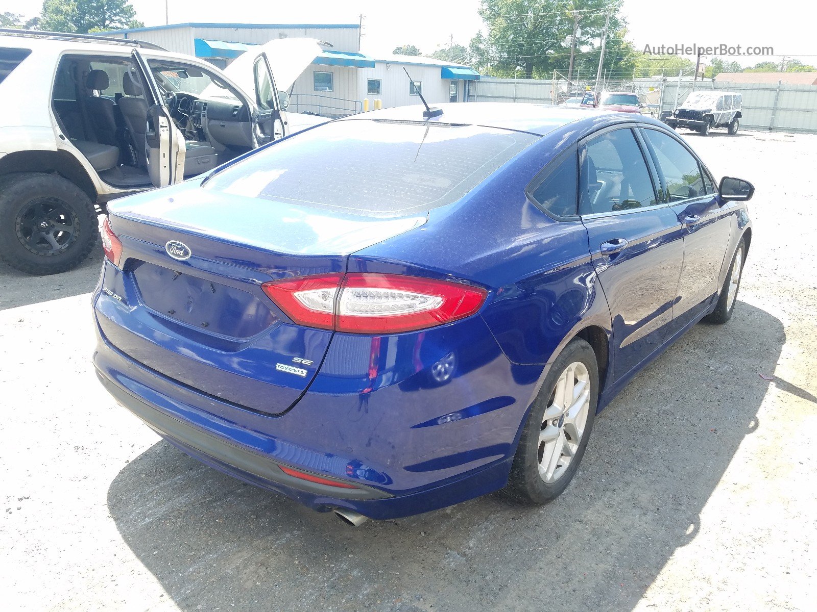 2013 Ford Fusion Se Синий vin: 3FA6P0HR6DR275554