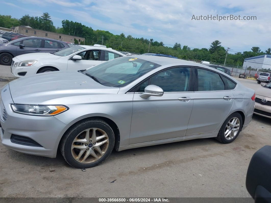 2013 Ford Fusion Se Silver vin: 3FA6P0HR6DR315809