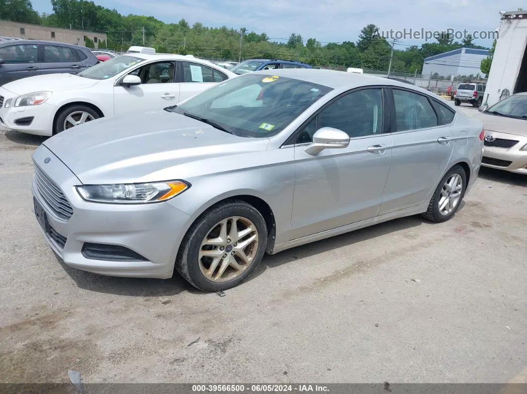 2013 Ford Fusion Se Silver vin: 3FA6P0HR6DR315809