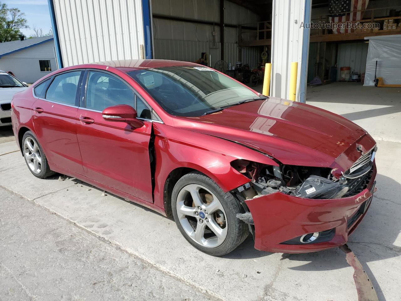 2013 Ford Fusion Se Красный vin: 3FA6P0HR6DR343707