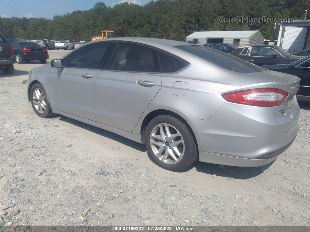 2013 Ford Fusion Se Silver vin: 3FA6P0HR6DR375251