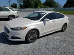 2013 Ford Fusion Se White vin: 3FA6P0HR6DR375315