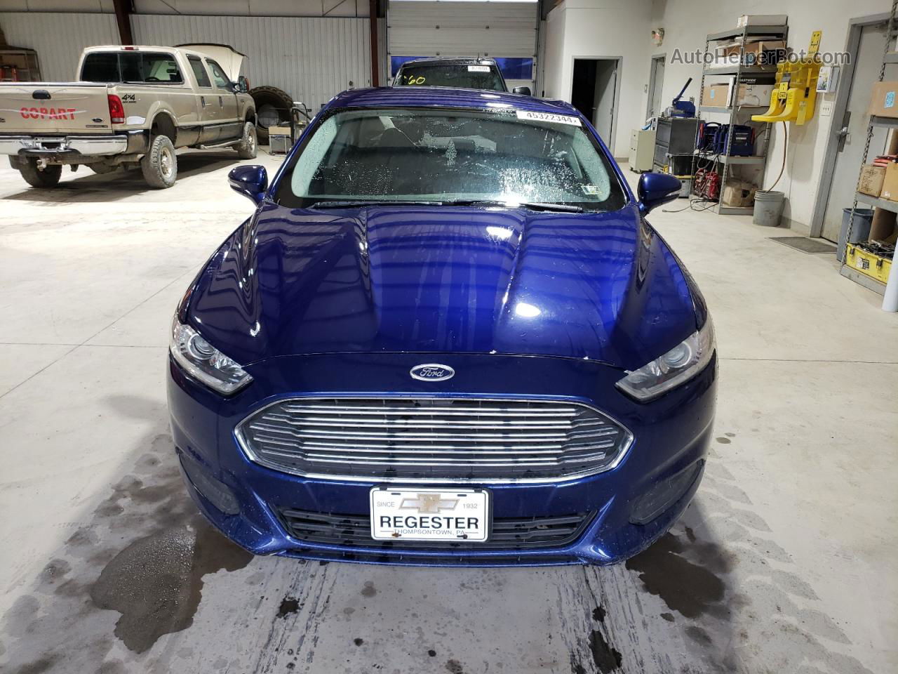 2013 Ford Fusion Se Blue vin: 3FA6P0HR7DR117921