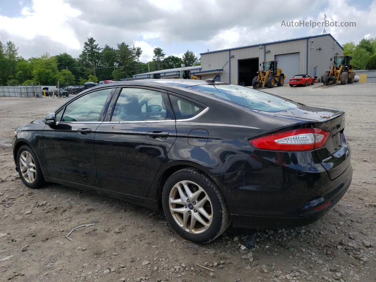 2013 Ford Fusion Se Черный vin: 3FA6P0HR7DR136534