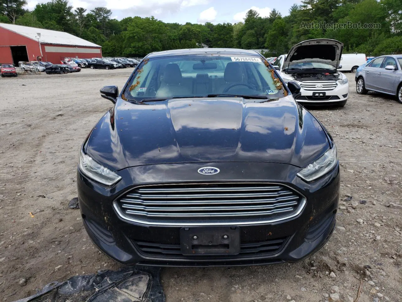 2013 Ford Fusion Se Black vin: 3FA6P0HR7DR136534