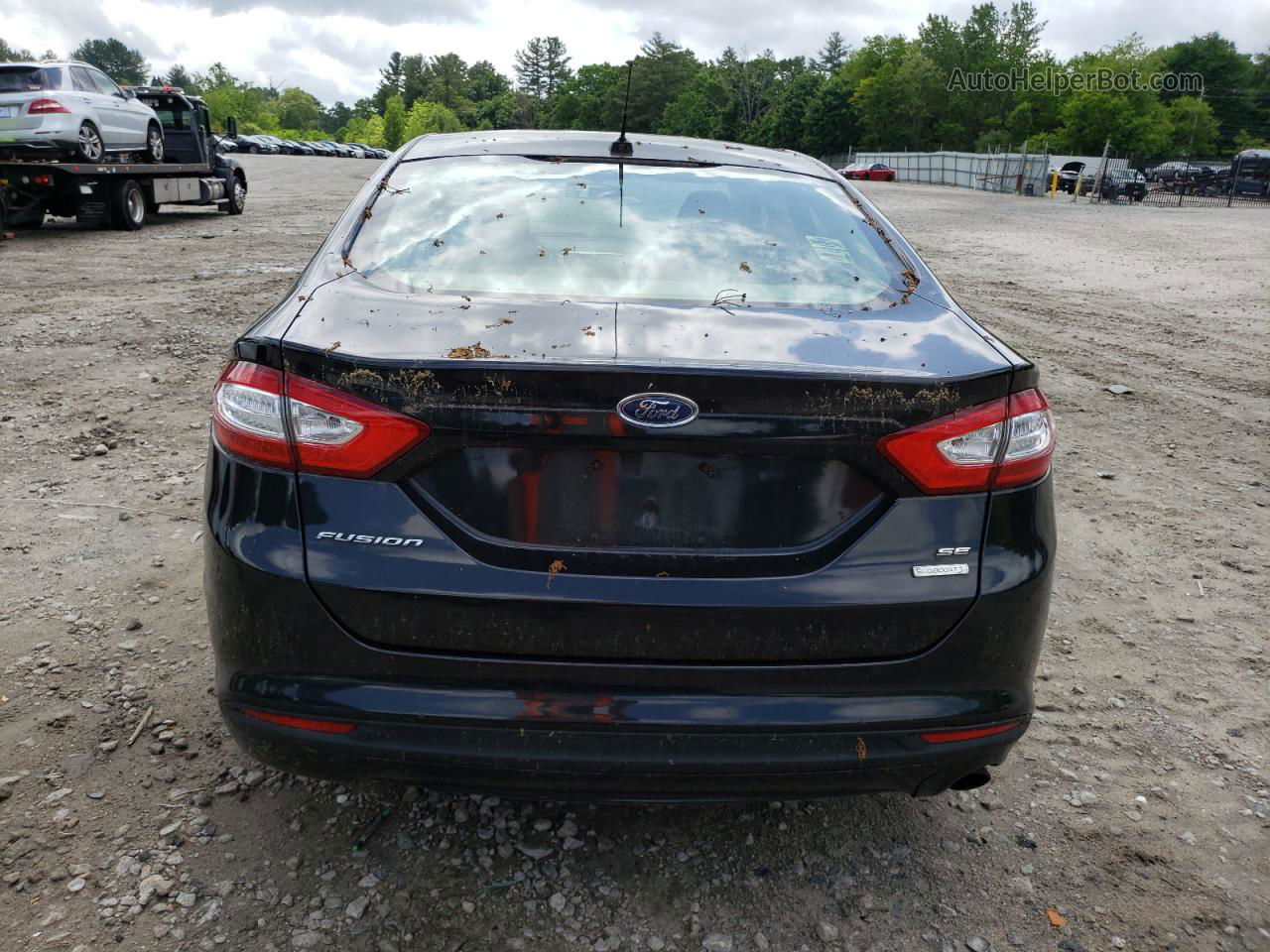 2013 Ford Fusion Se Black vin: 3FA6P0HR7DR136534