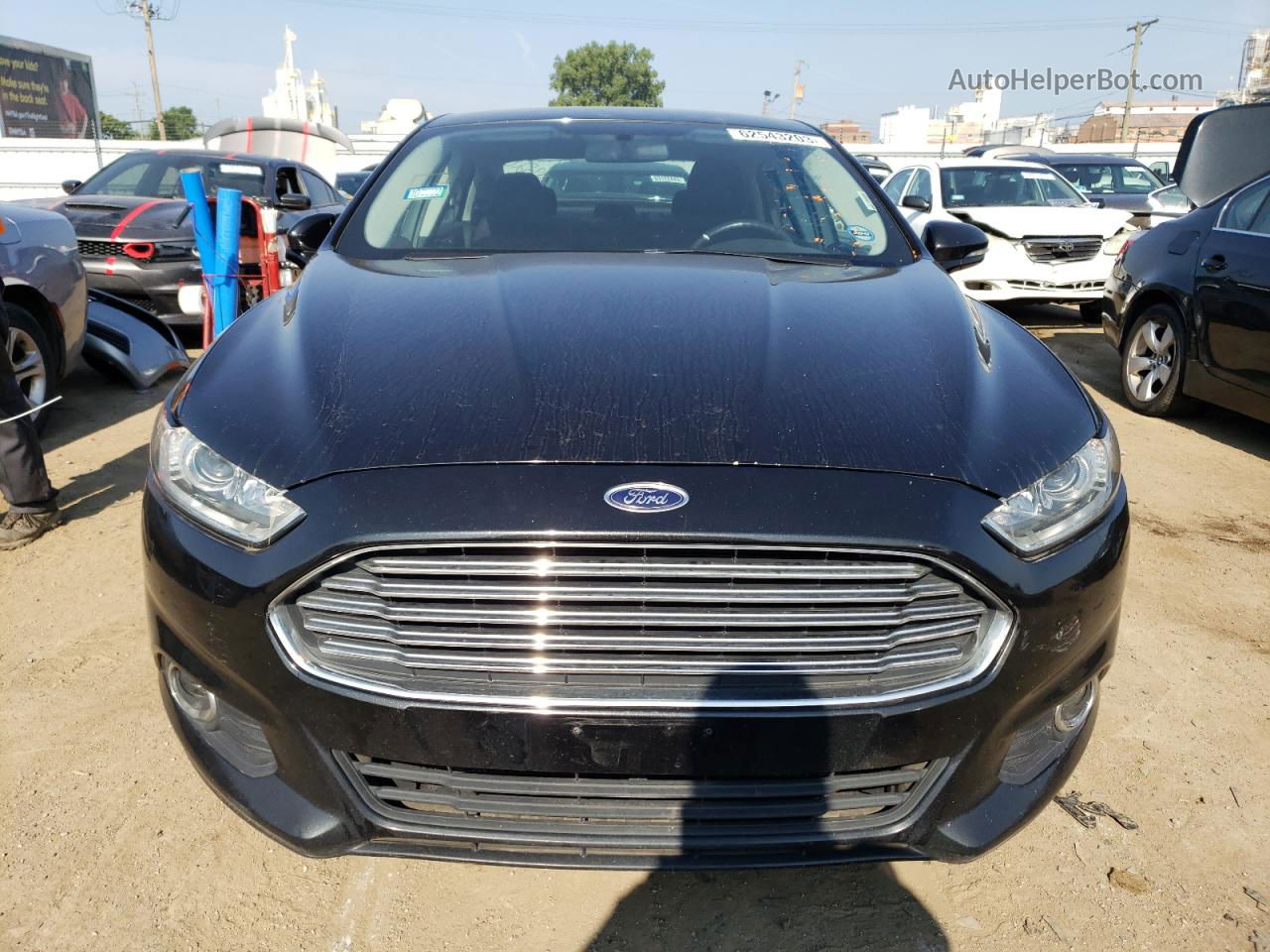 2013 Ford Fusion Se Black vin: 3FA6P0HR7DR162146