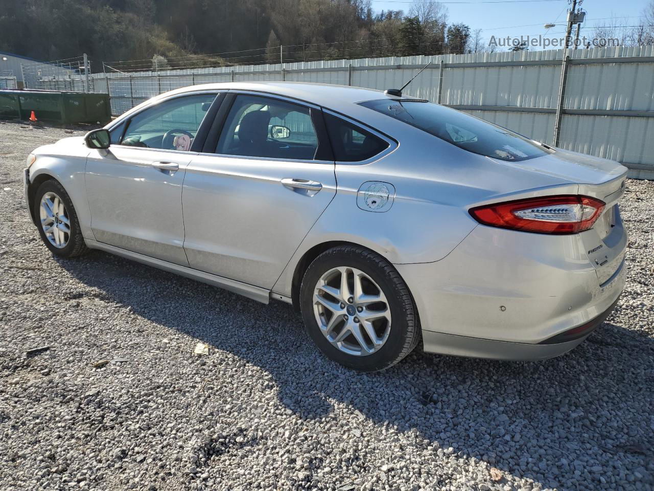 2013 Ford Fusion Se Silver vin: 3FA6P0HR7DR173227