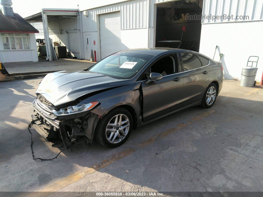 2013 Ford Fusion Se Gray vin: 3FA6P0HR7DR188925