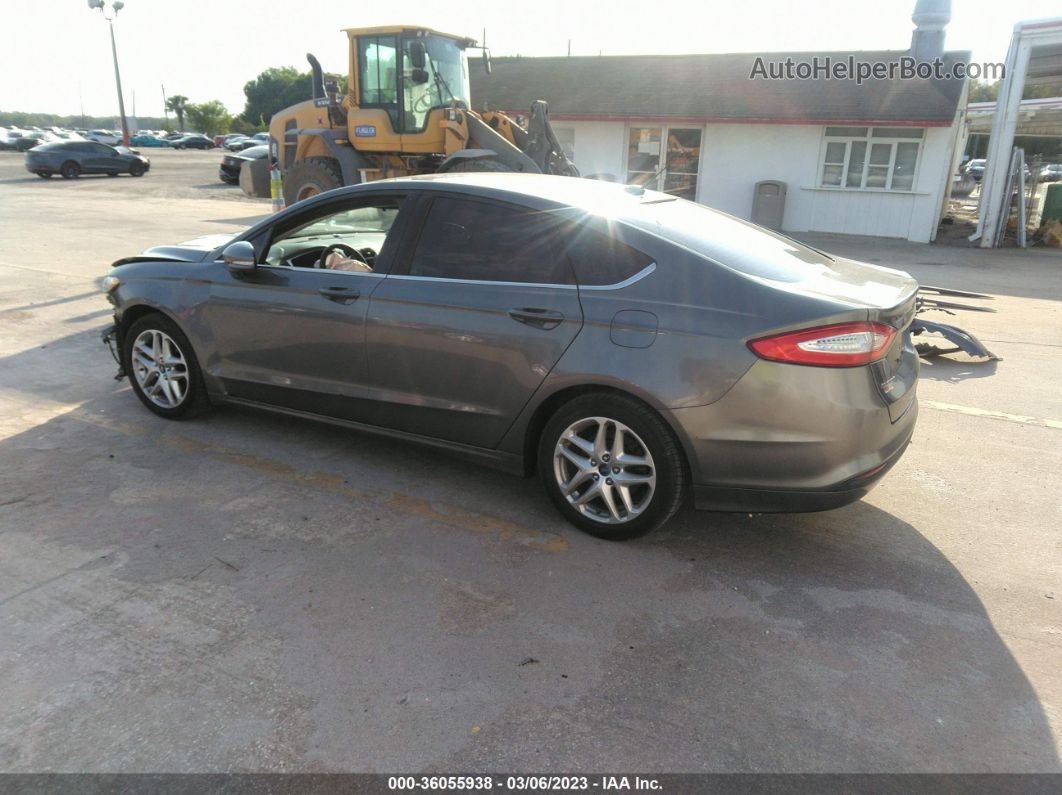 2013 Ford Fusion Se Gray vin: 3FA6P0HR7DR188925