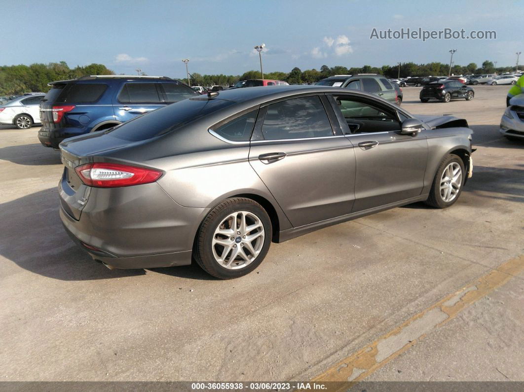 2013 Ford Fusion Se Gray vin: 3FA6P0HR7DR188925